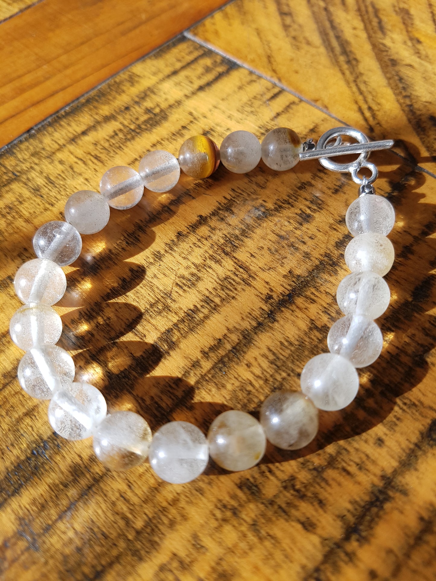 Rutile quartz bracelet 8mm