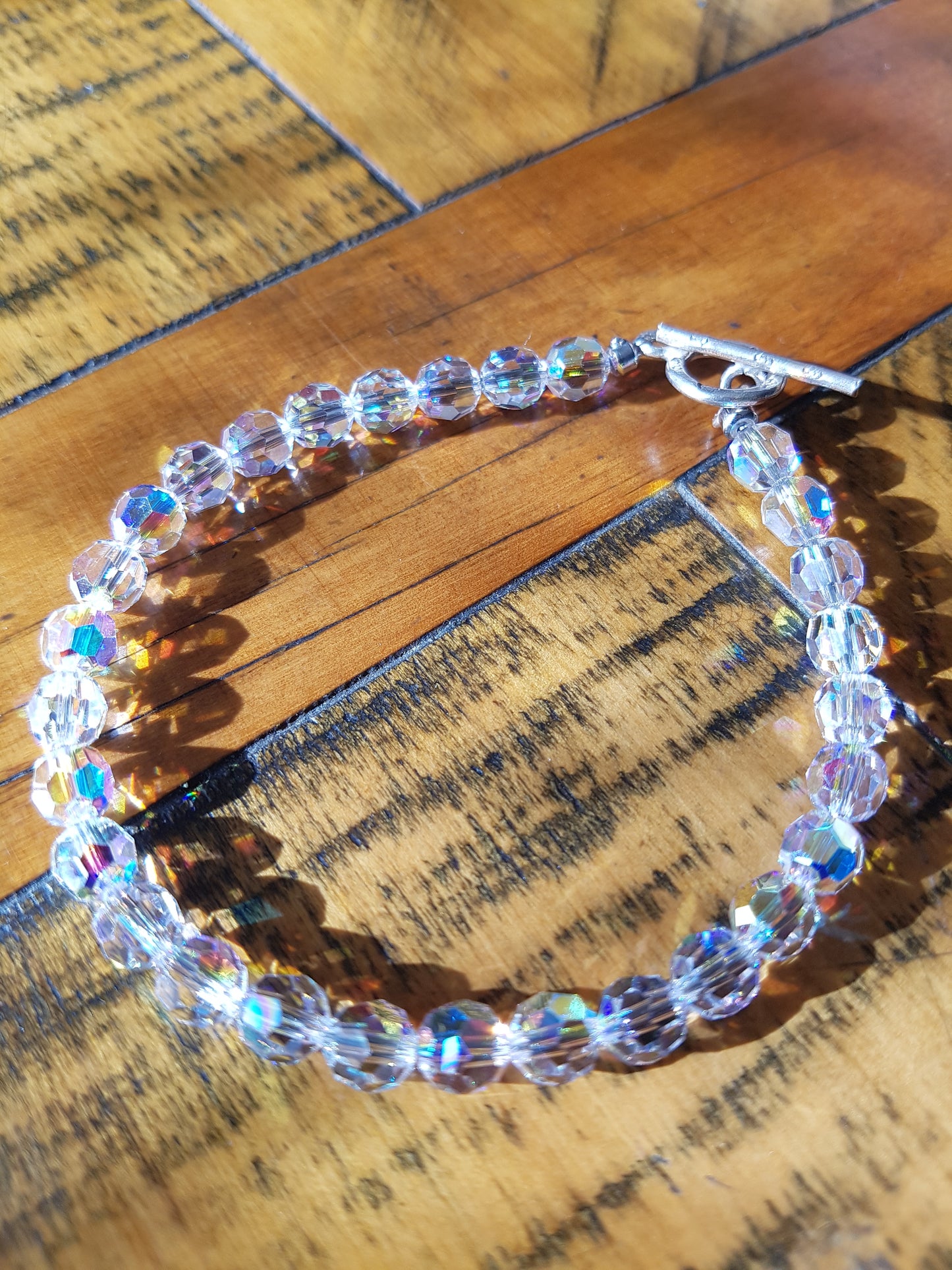 Swarovski crystal bracelet 6mm