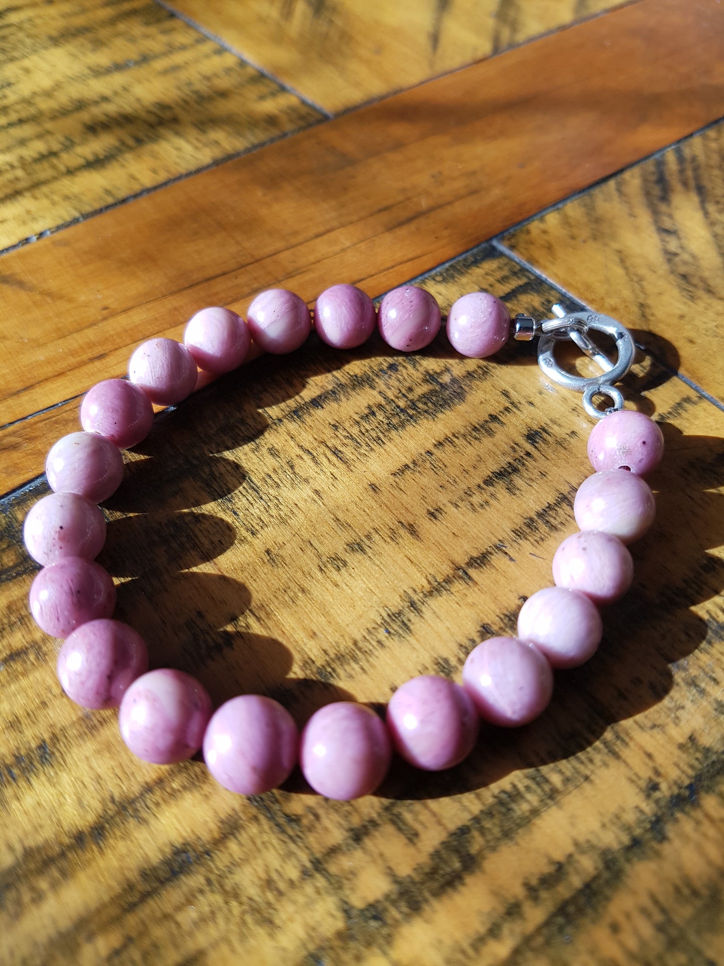 Rhodonite bracelet 8mm