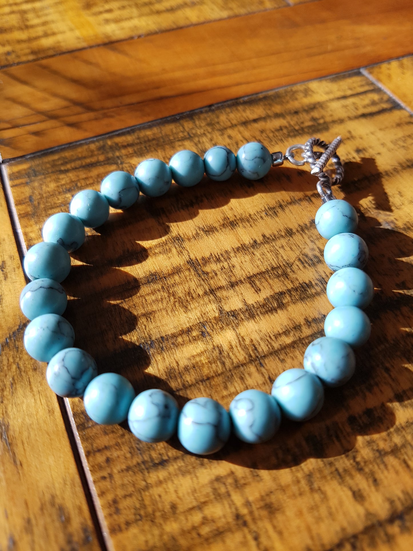 Turquoise bracelet 8mm