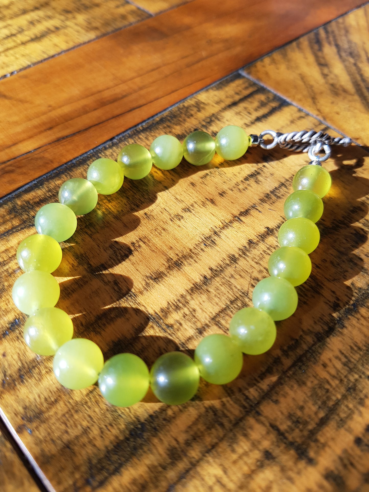 Olive Jade Bracelet 8mm