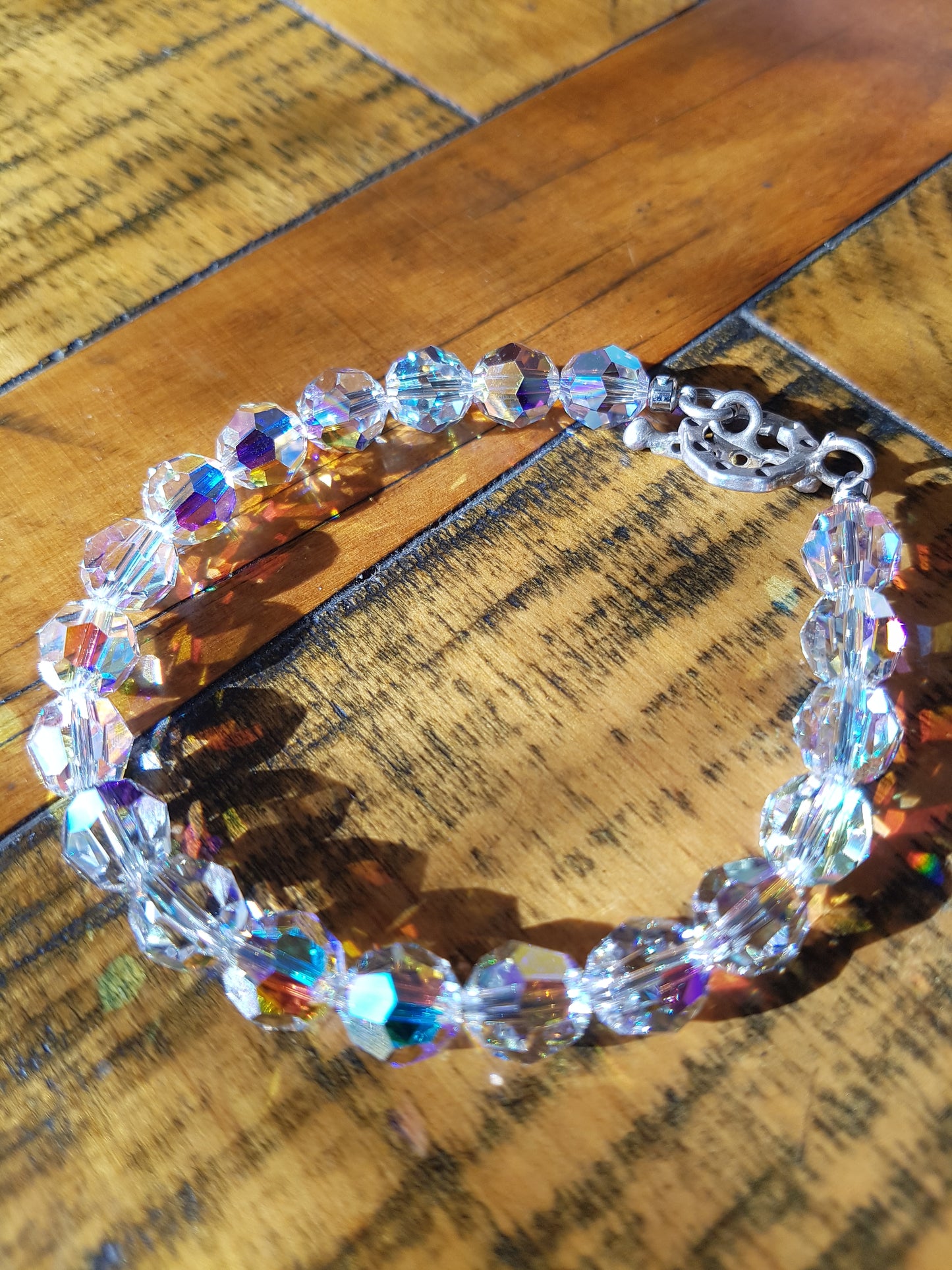Swarovski crystal bracelet 8mm