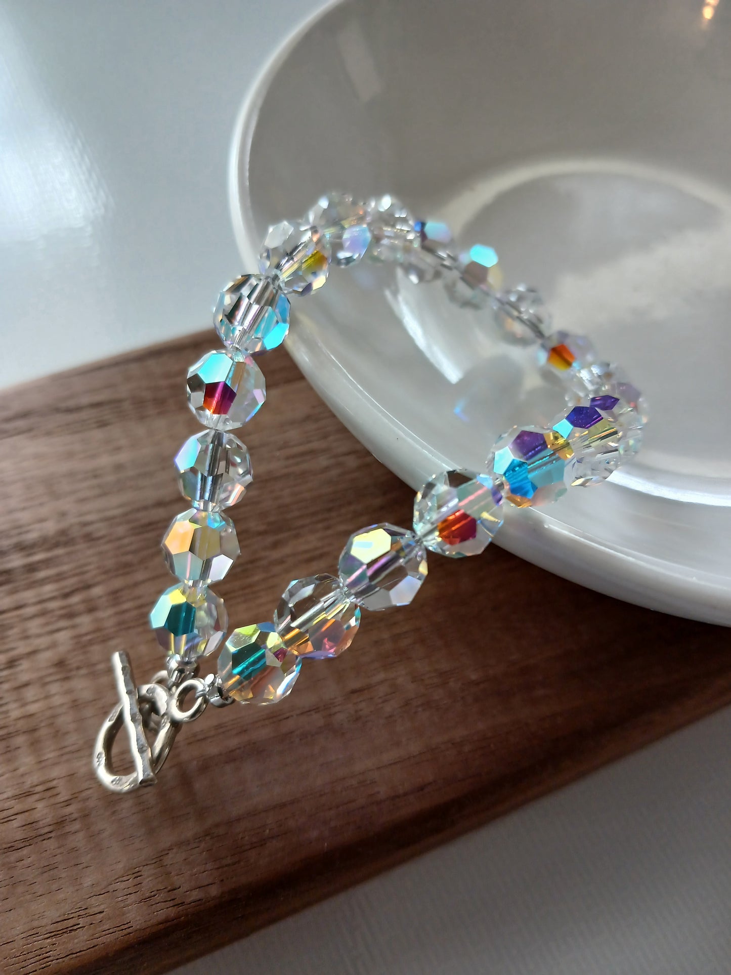 Swarovski crystal bracelet 8mm