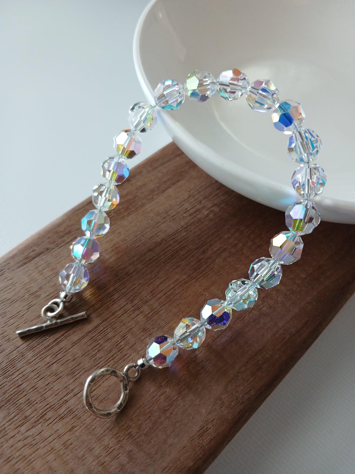 Swarovski crystal bracelet 8mm