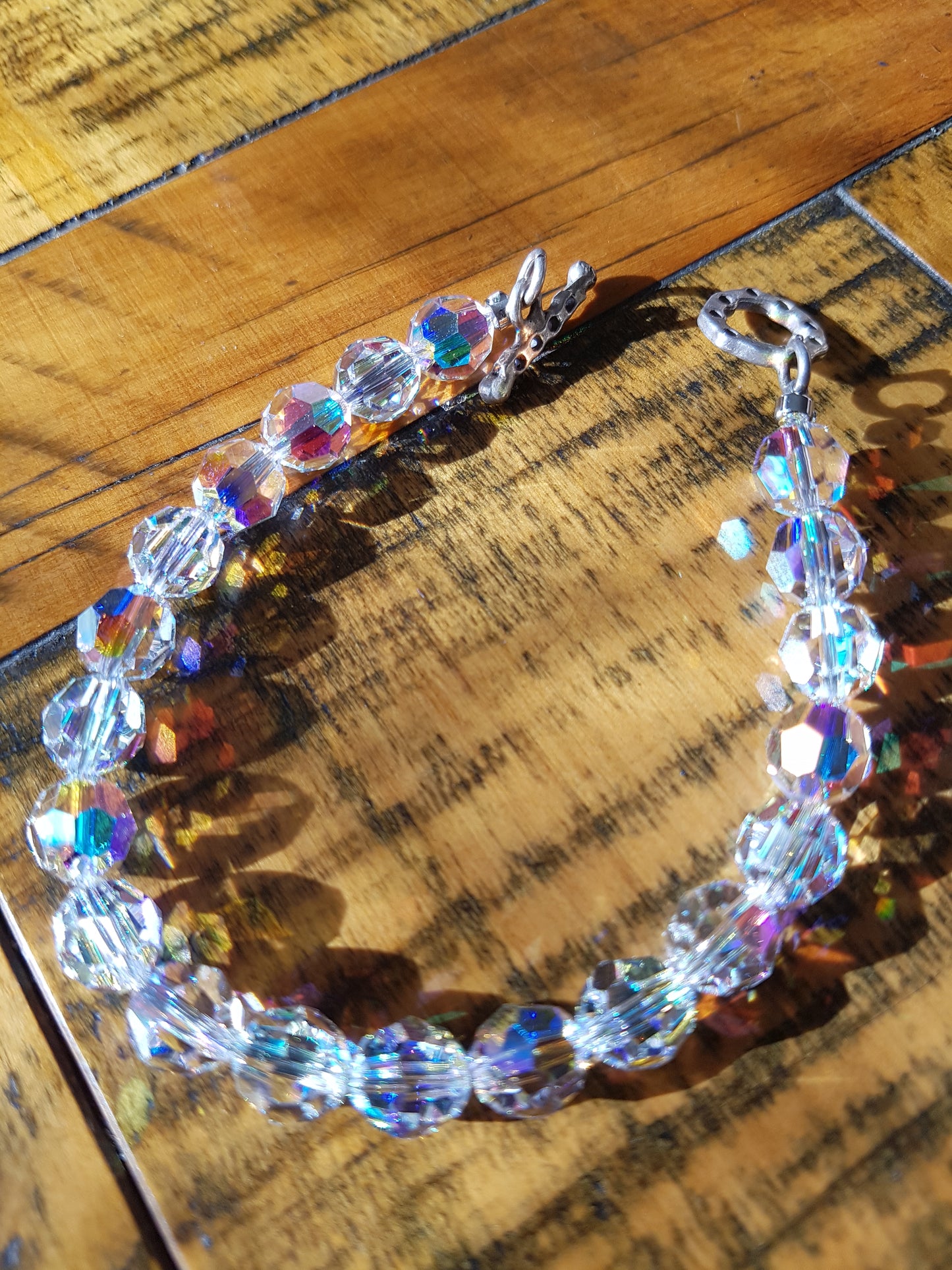 Swarovski crystal bracelet 8mm