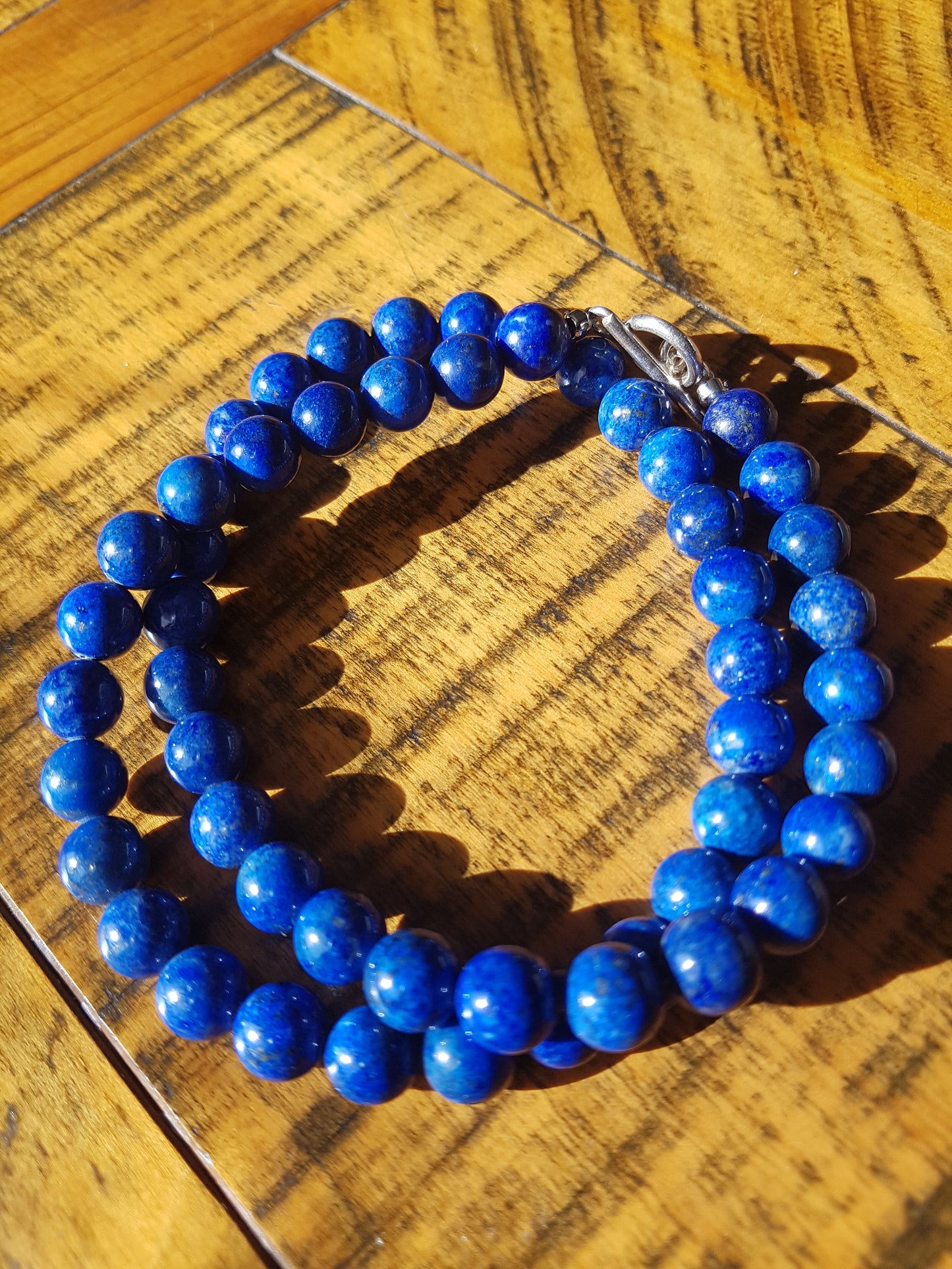 Lapis lazuli necklace 8mm