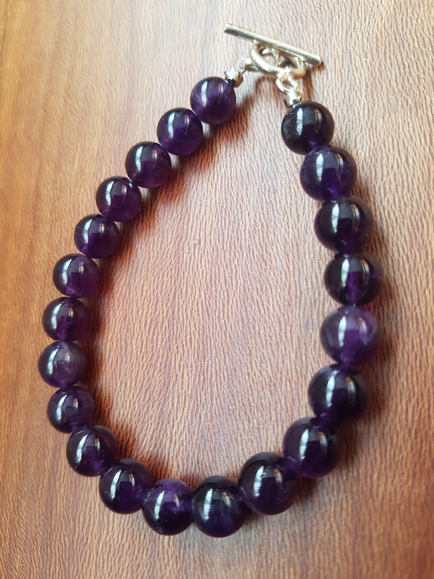 Amethyst bracelet 8mm