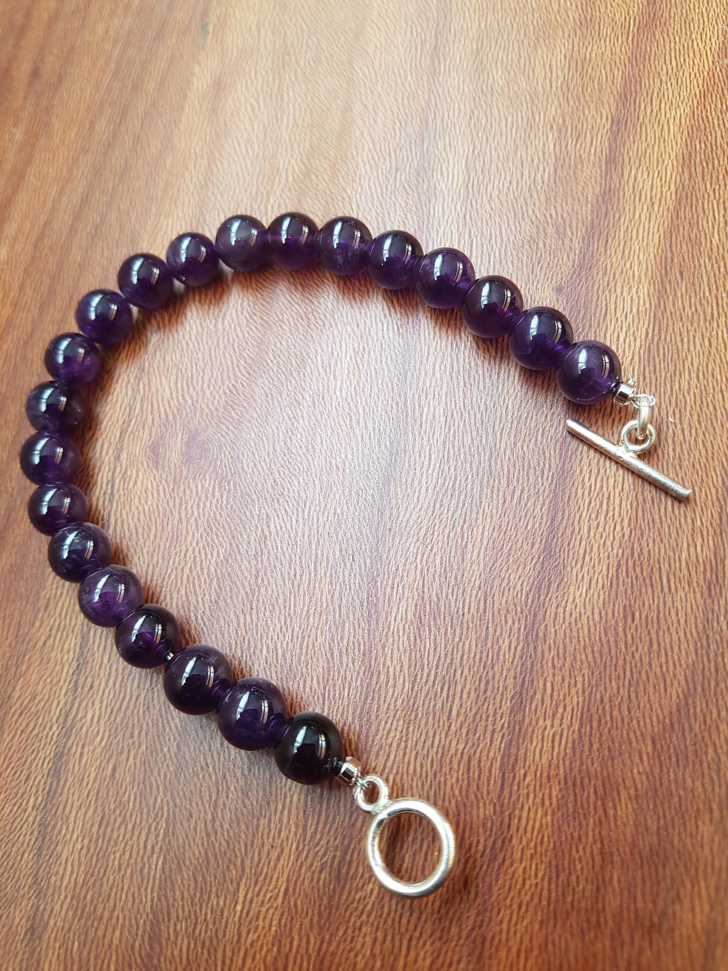 Amethyst bracelet 8mm