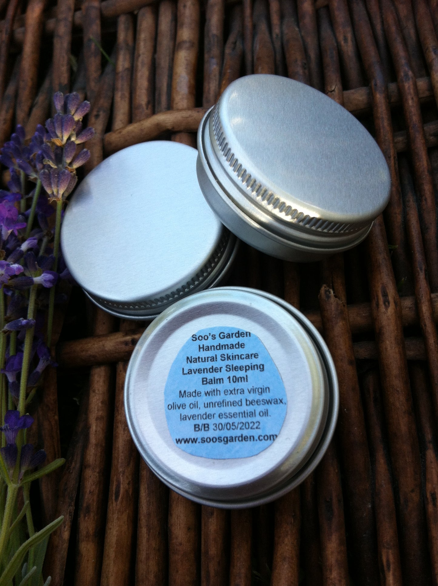 Lavender sleeping balm 10g Tin