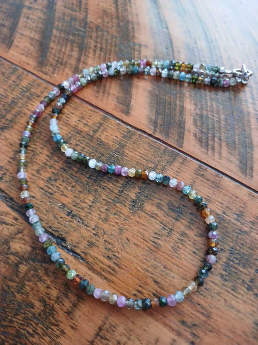 Tourmaline necklace 3.8mm