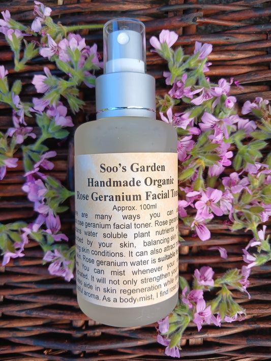 Rose Geranium Facial Toner 100ml
