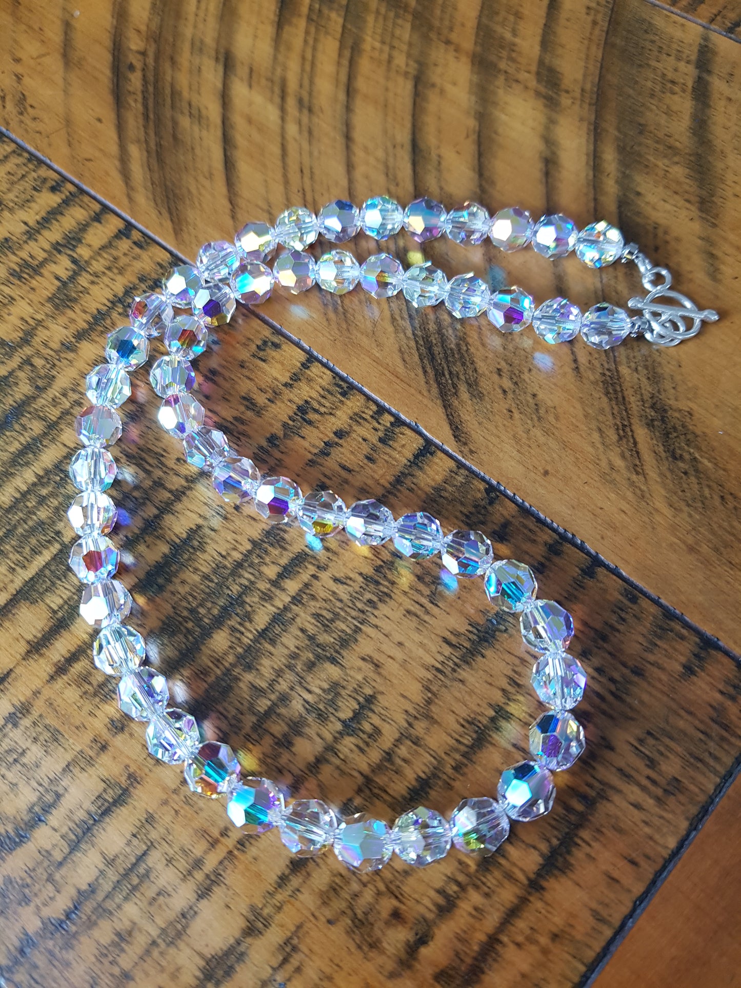 Swarovski crystal necklace 8mm