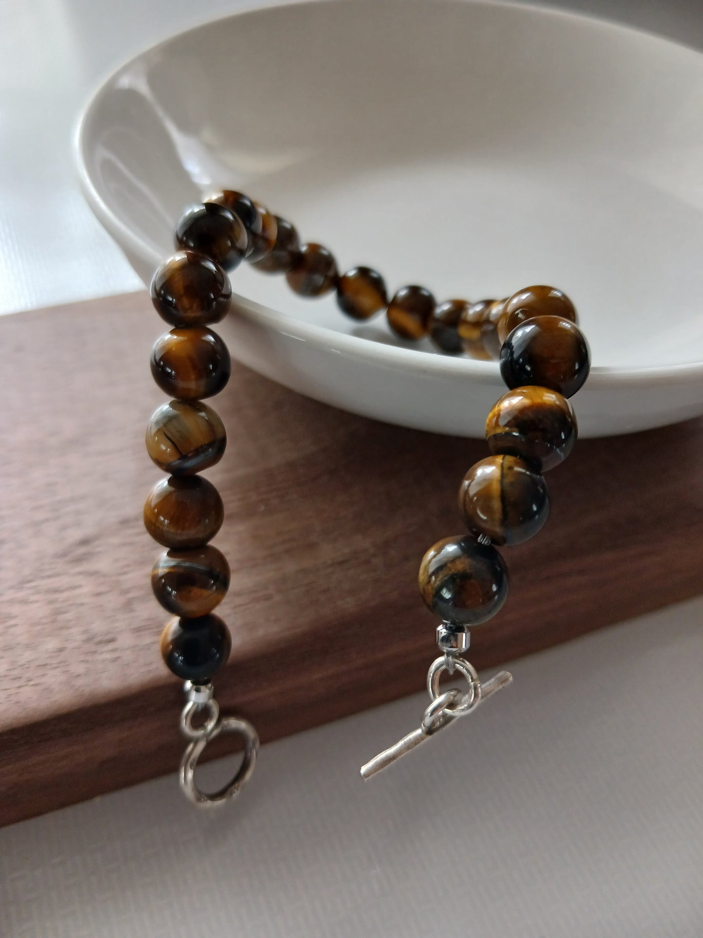 Tiger's eye bracelet 8mm