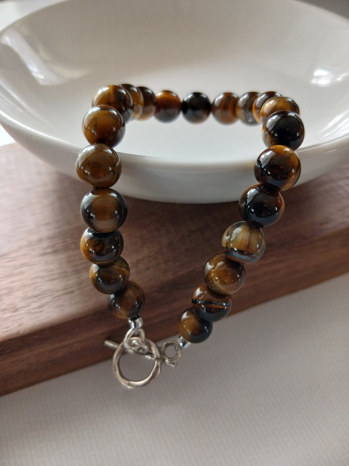 Tiger's eye bracelet 8mm
