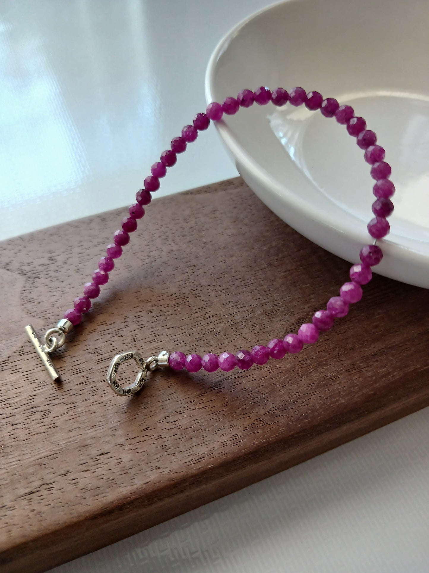 Ruby 4mm bracelet