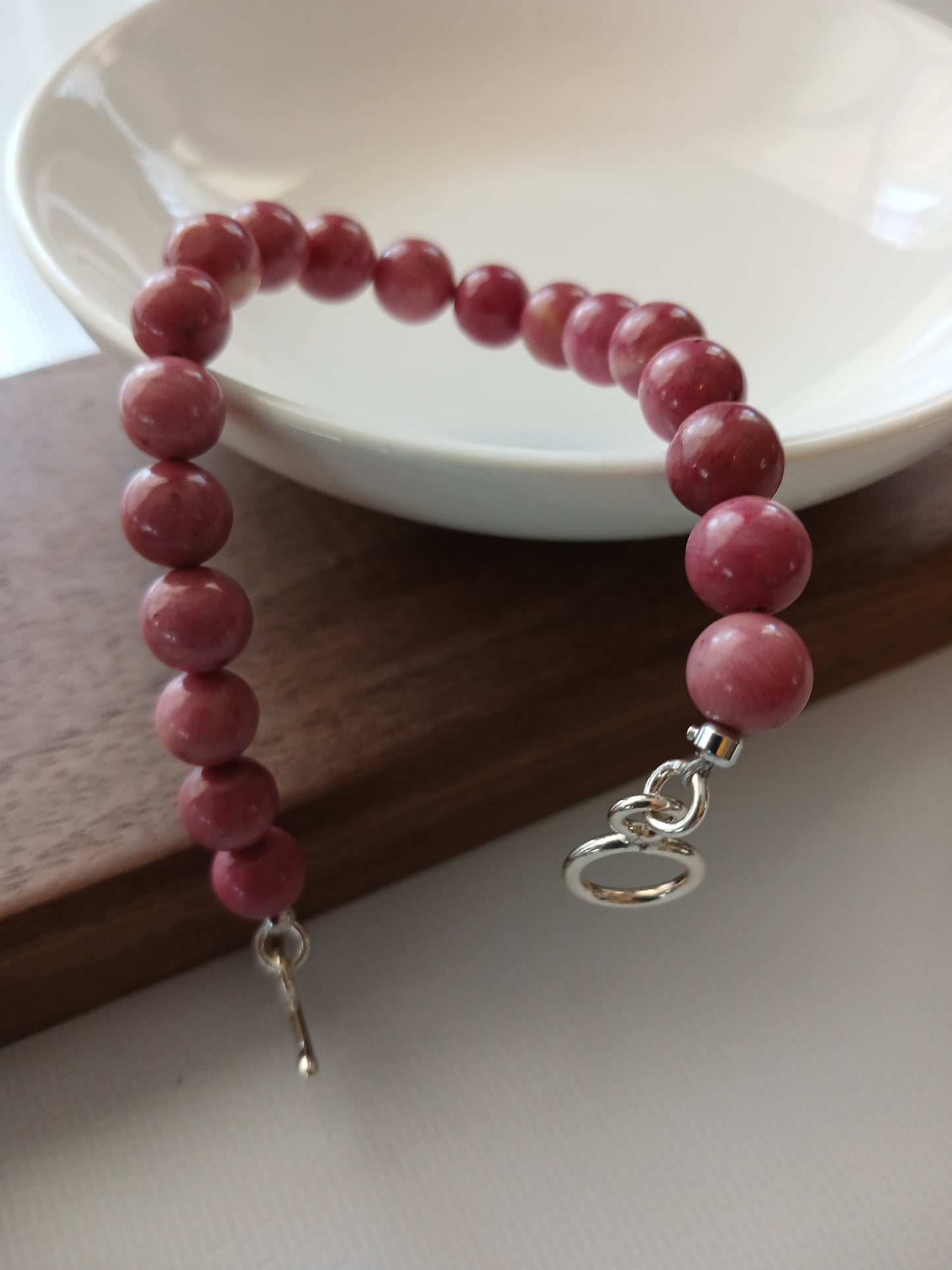Rhodonite bracelet 8mm