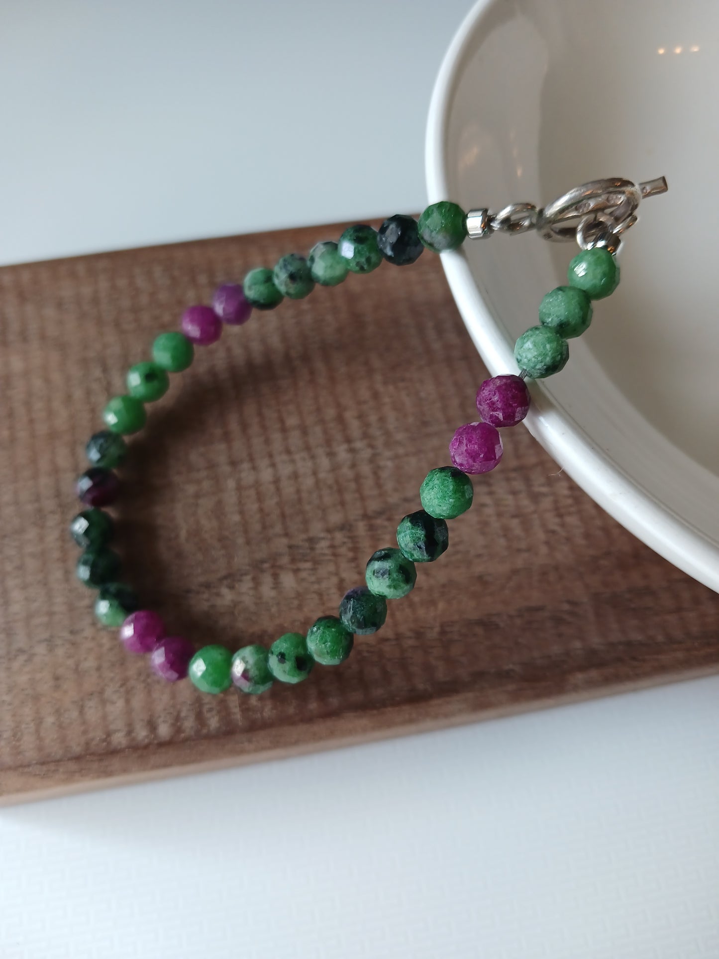 Ruby Zoisite 5mm bracelet