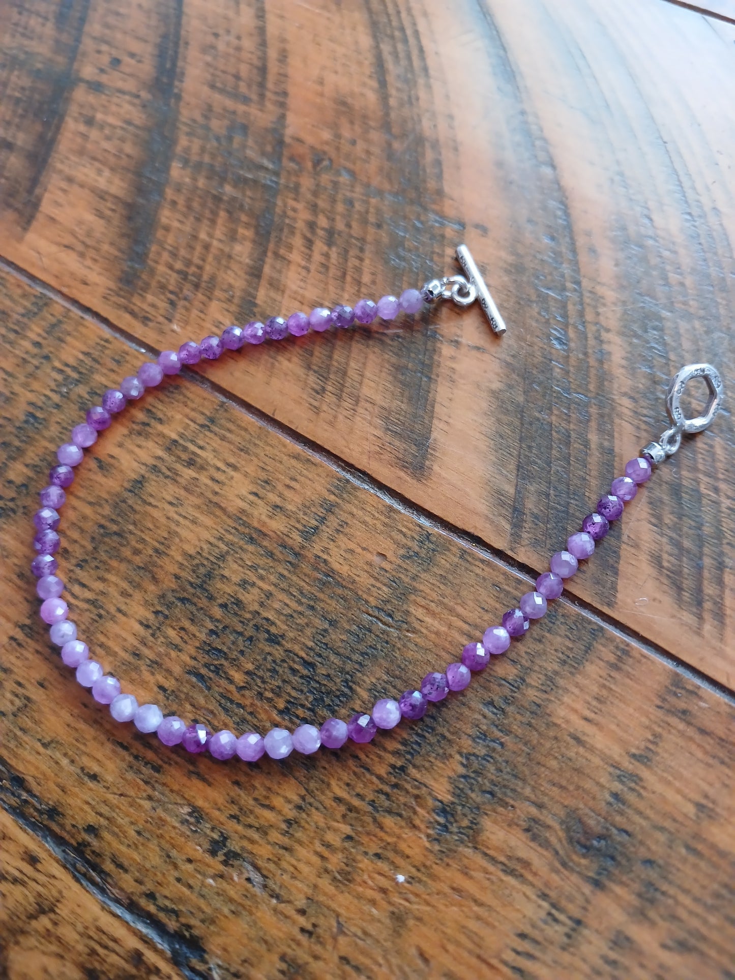Ruby 3.3mm bracelet