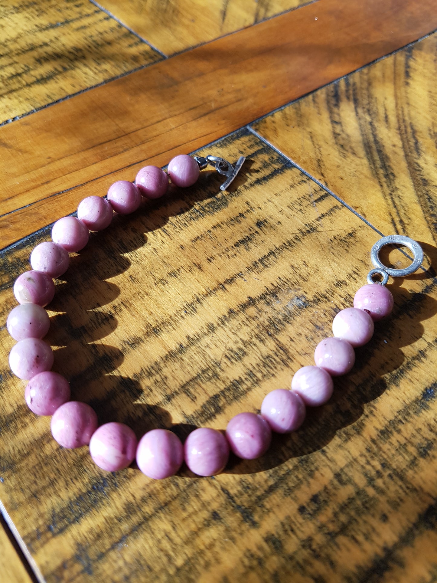 Rhodonite bracelet 8mm