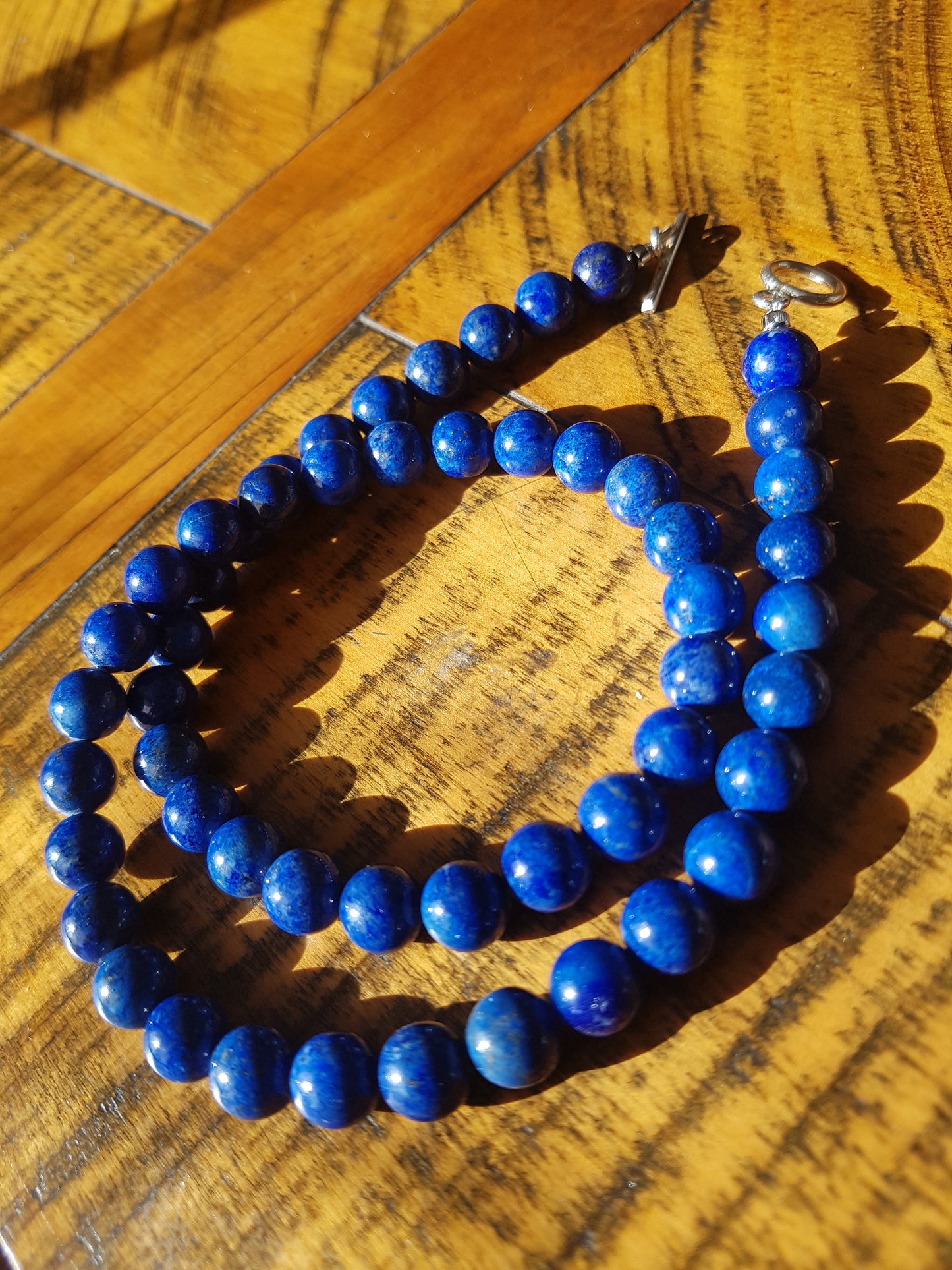 Lapis lazuli necklace 8mm