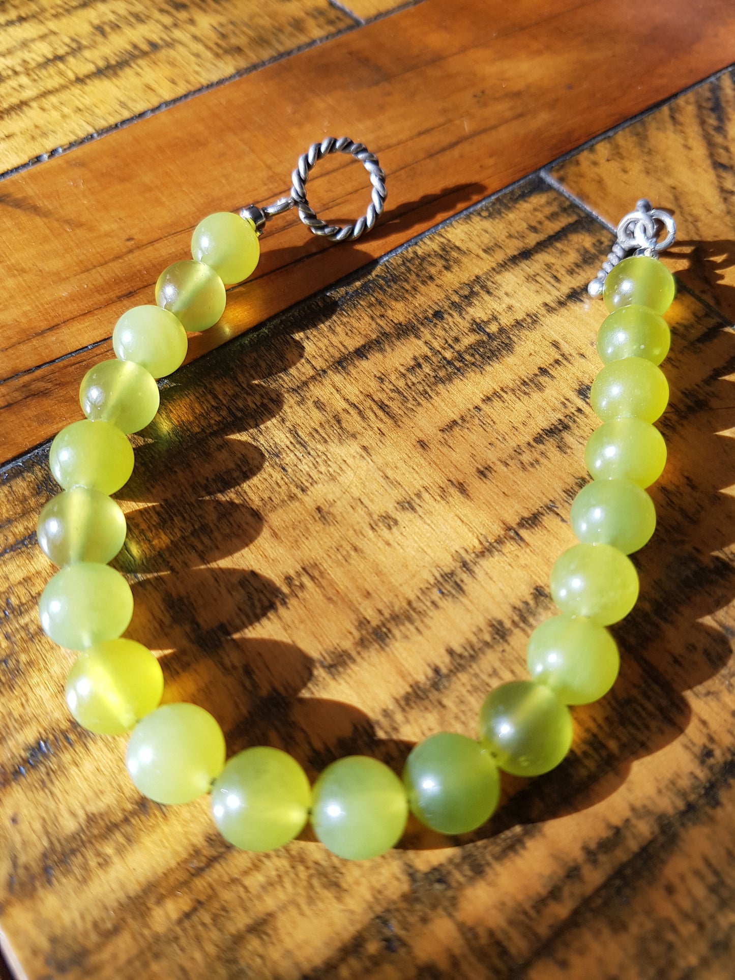 Olive Jade Bracelet 8mm