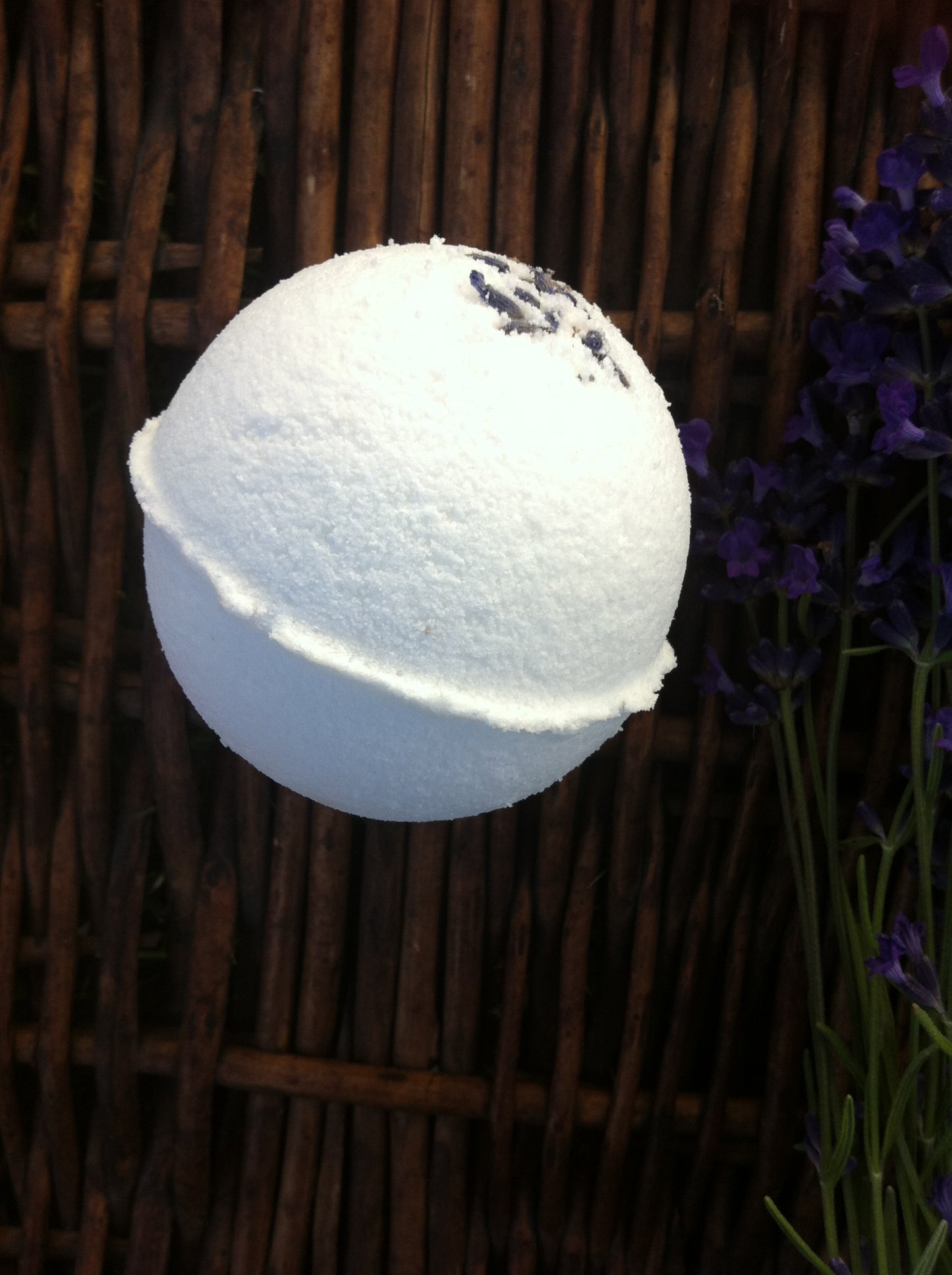 Lavender Bath bomb ball